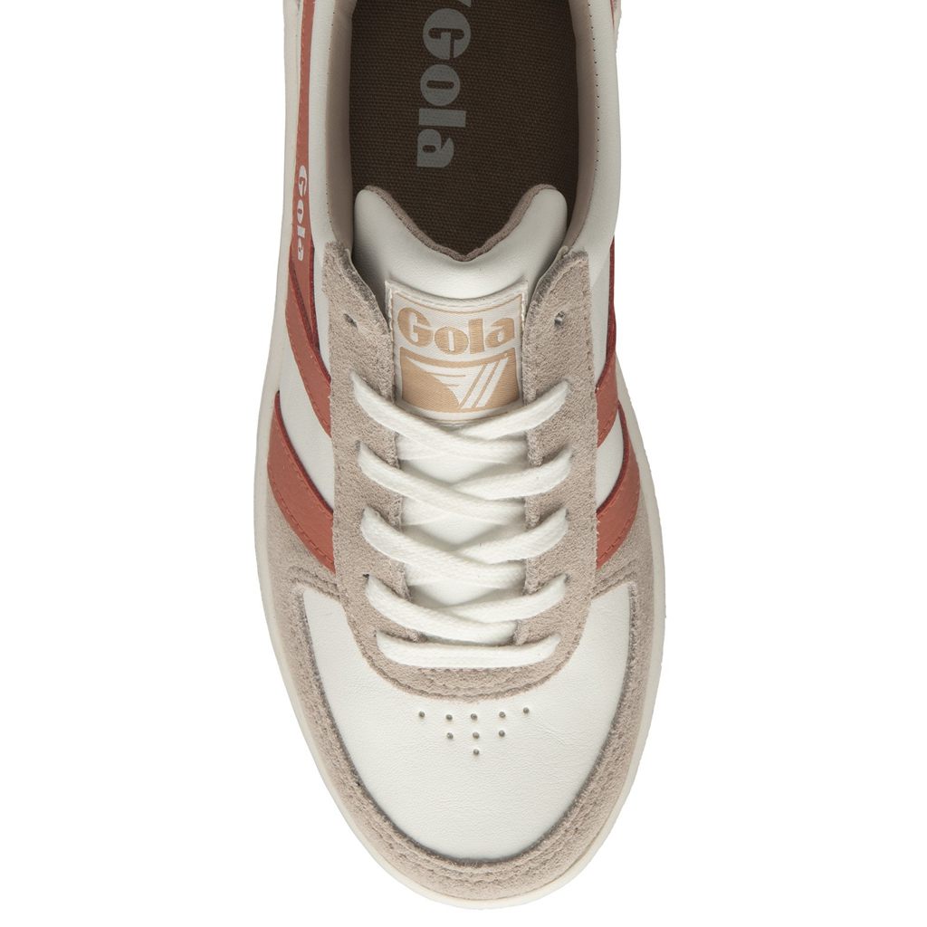 Gola Classics Grandslam Pure Sneakers Wit Koraal Nederland | 829-SJMKLC