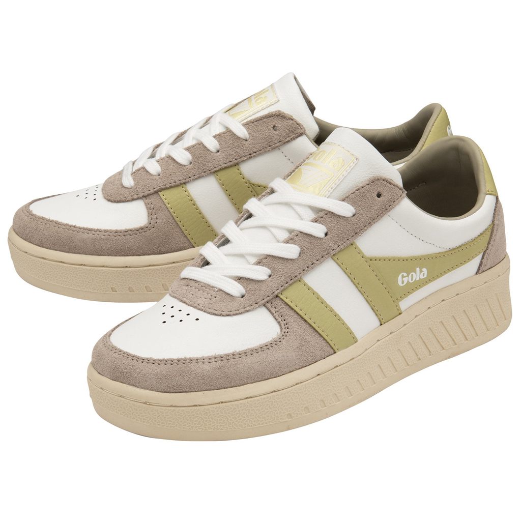 Gola Classics Grandslam Pure Sneakers Wit Grijs Citroen Nederland | 295-IEZXSG