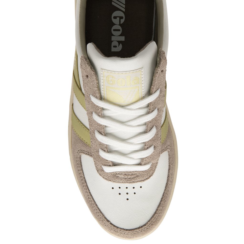 Gola Classics Grandslam Pure Sneakers Wit Grijs Citroen Nederland | 295-IEZXSG