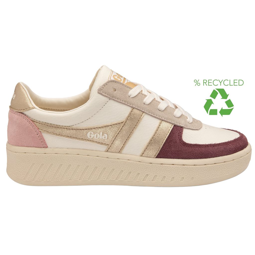 Gola Classics Grandslam Quadrant Sneakers Wit Goud Roze Nederland | 428-EHTZYX