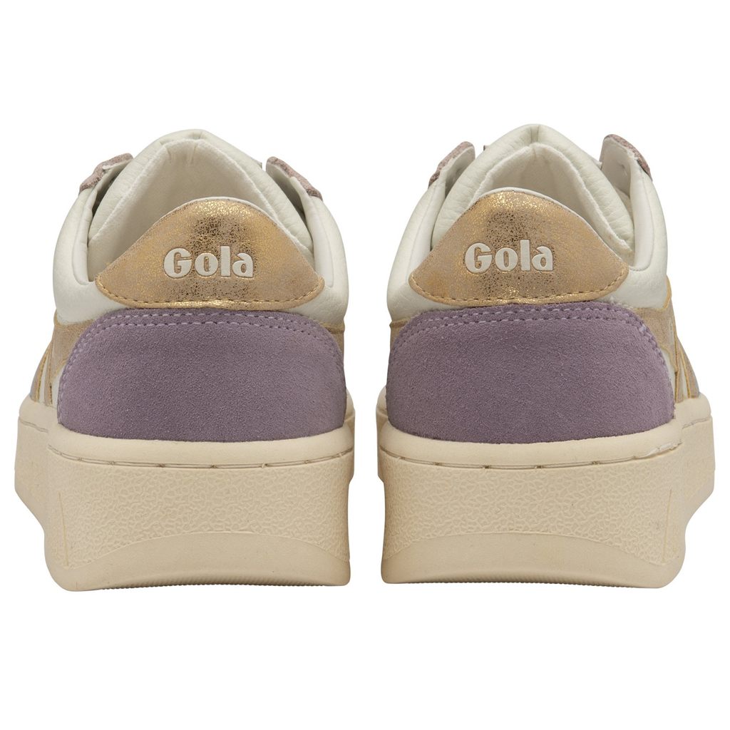 Gola Classics Grandslam Quadrant Sneakers Wit Blauw Goud Nederland | 206-EGHFCM