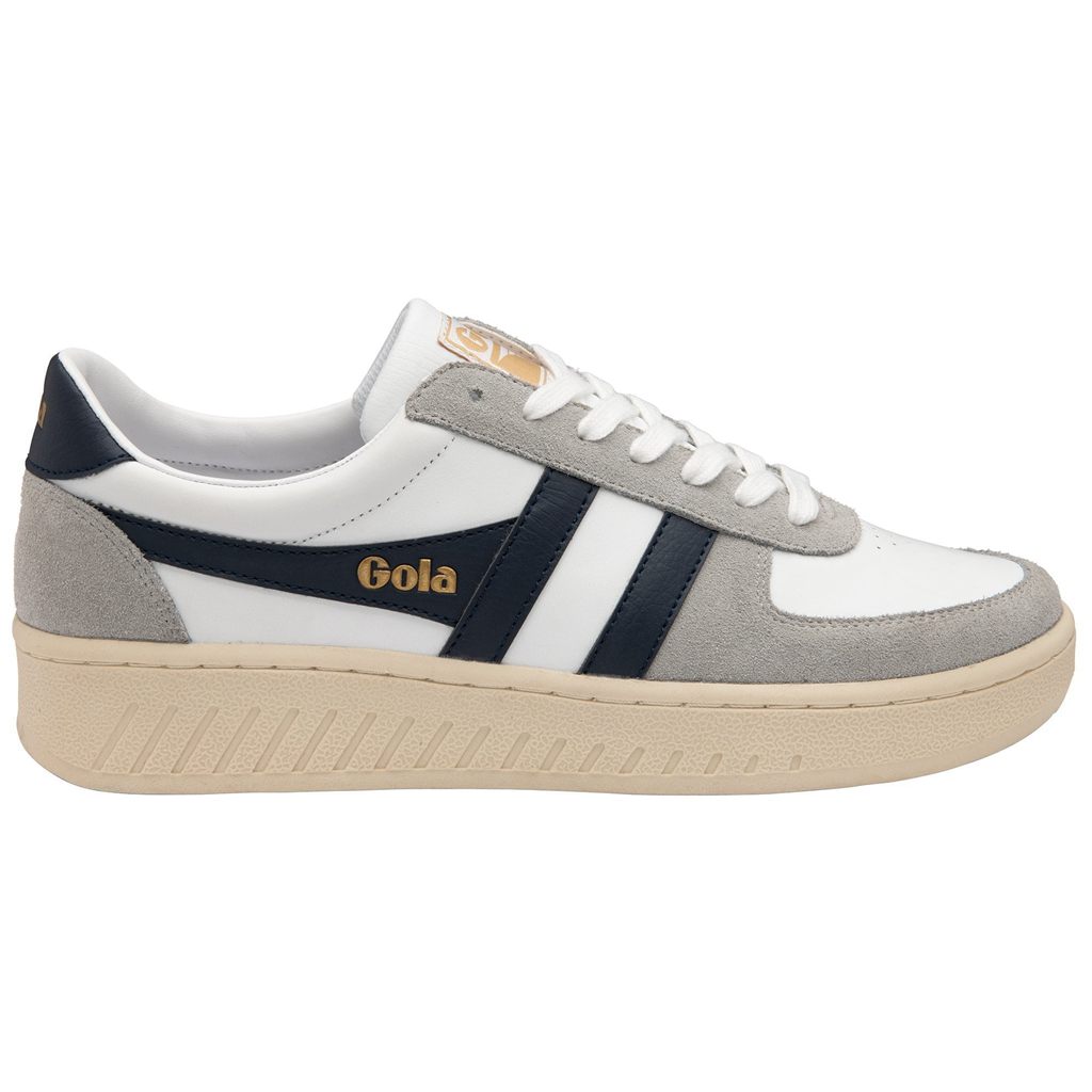 Gola Classics Grandslam Quadrant Sneakers Wit Lichtgrijs Donkerblauw Nederland | 387-UPLFOX