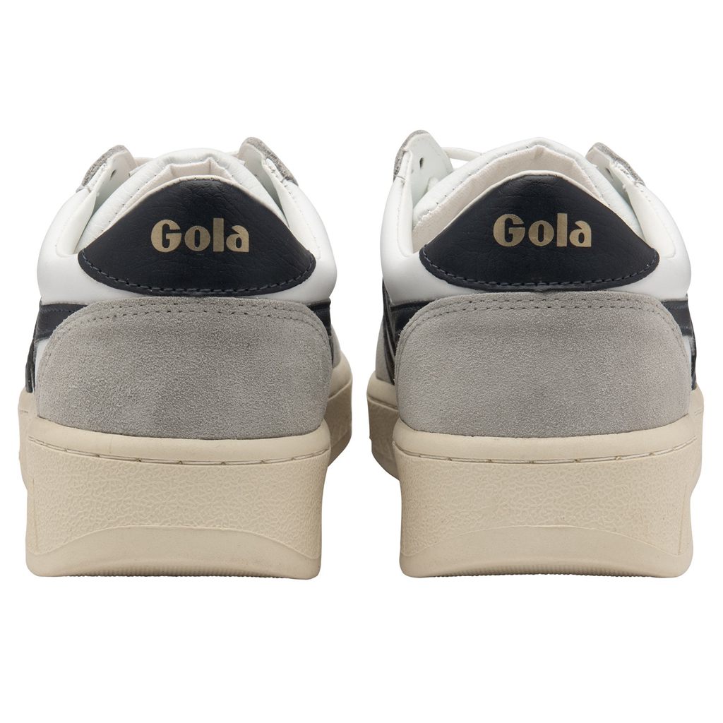 Gola Classics Grandslam Quadrant Sneakers Wit Lichtgrijs Donkerblauw Nederland | 387-UPLFOX