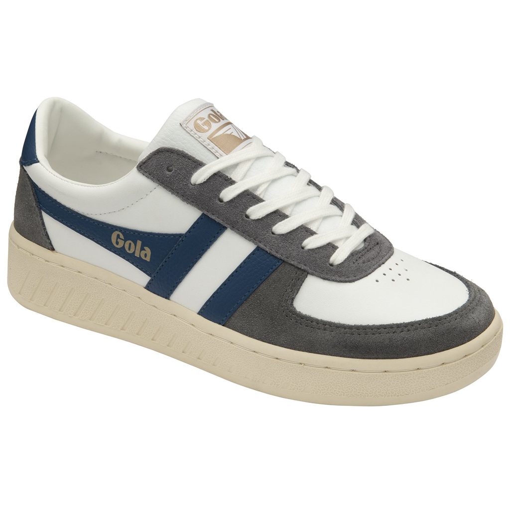 Gola Classics Grandslam Quadrant Sneakers Wit Blauw Nederland | 195-PBOGNZ