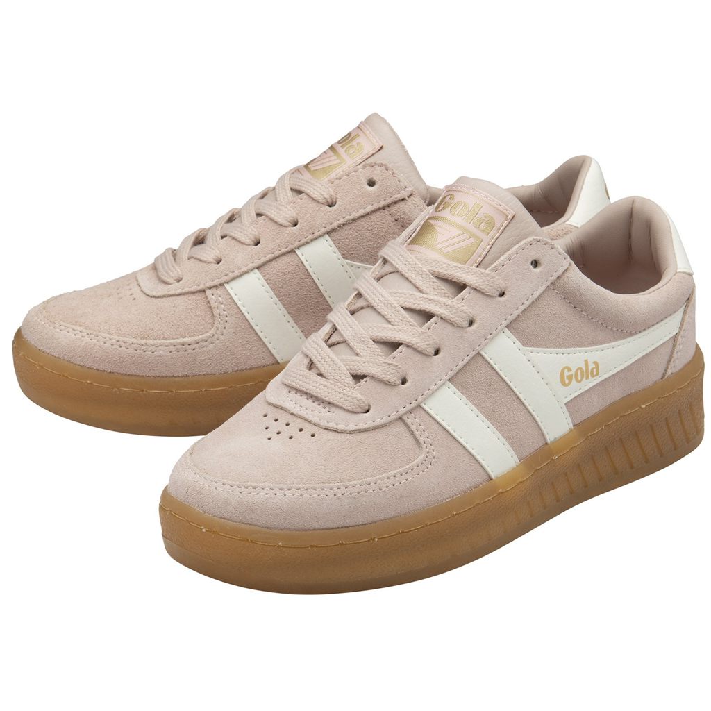 Gola Classics Grandslam Suede Sneakers Roze Wit Nederland | 721-UIJGES