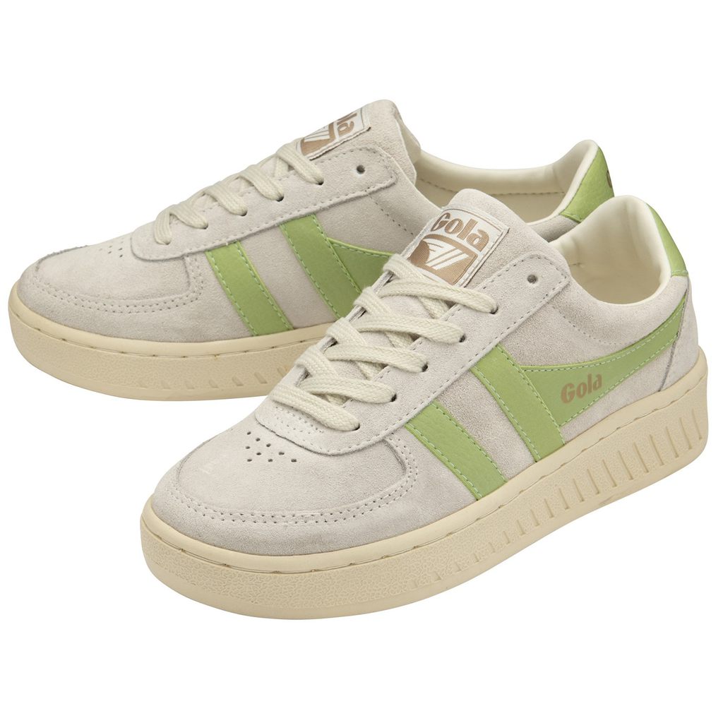 Gola Classics Grandslam Suede Sneakers Wit Groen Nederland | 839-KHPVUE
