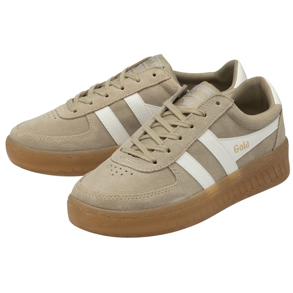 Gola Classics Grandslam Suede Sneakers Wit Nederland | 340-HZPDYR