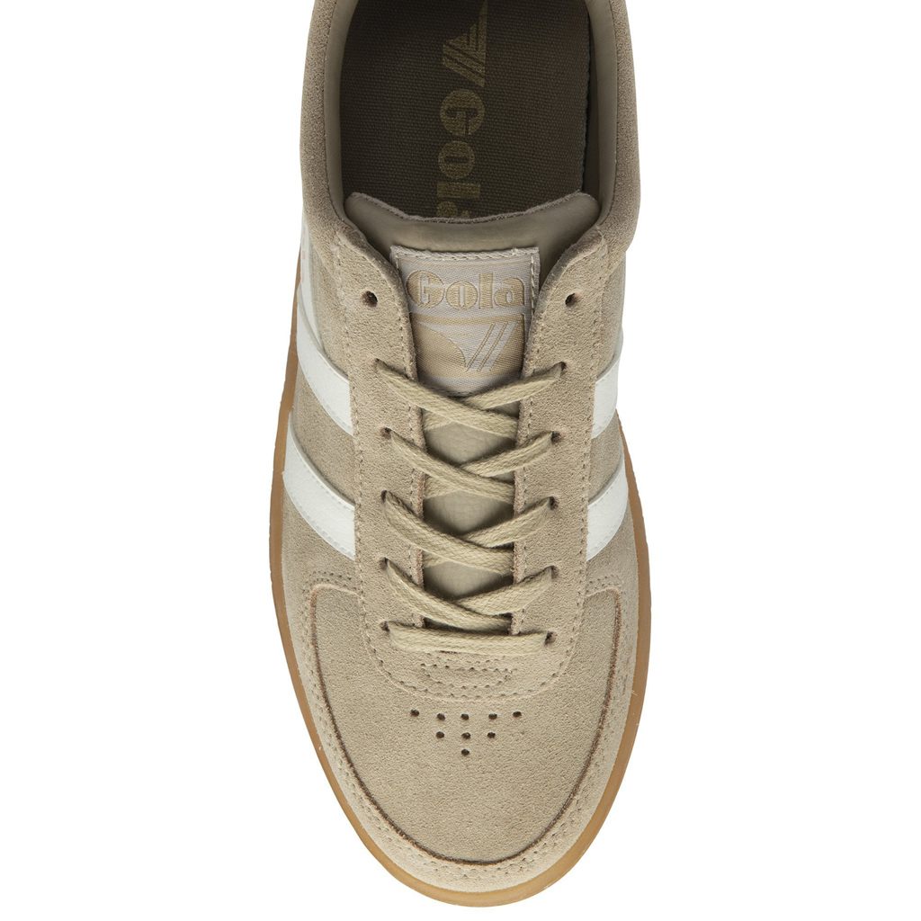 Gola Classics Grandslam Suede Sneakers Wit Nederland | 340-HZPDYR