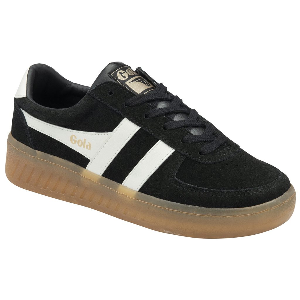 Gola Classics Grandslam Suede Sneakers Zwart Wit Nederland | 547-PBYUEJ
