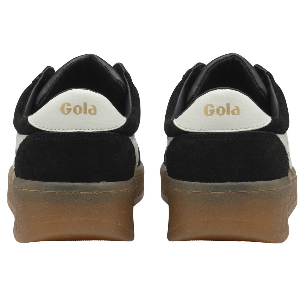 Gola Classics Grandslam Suede Sneakers Zwart Wit Nederland | 547-PBYUEJ