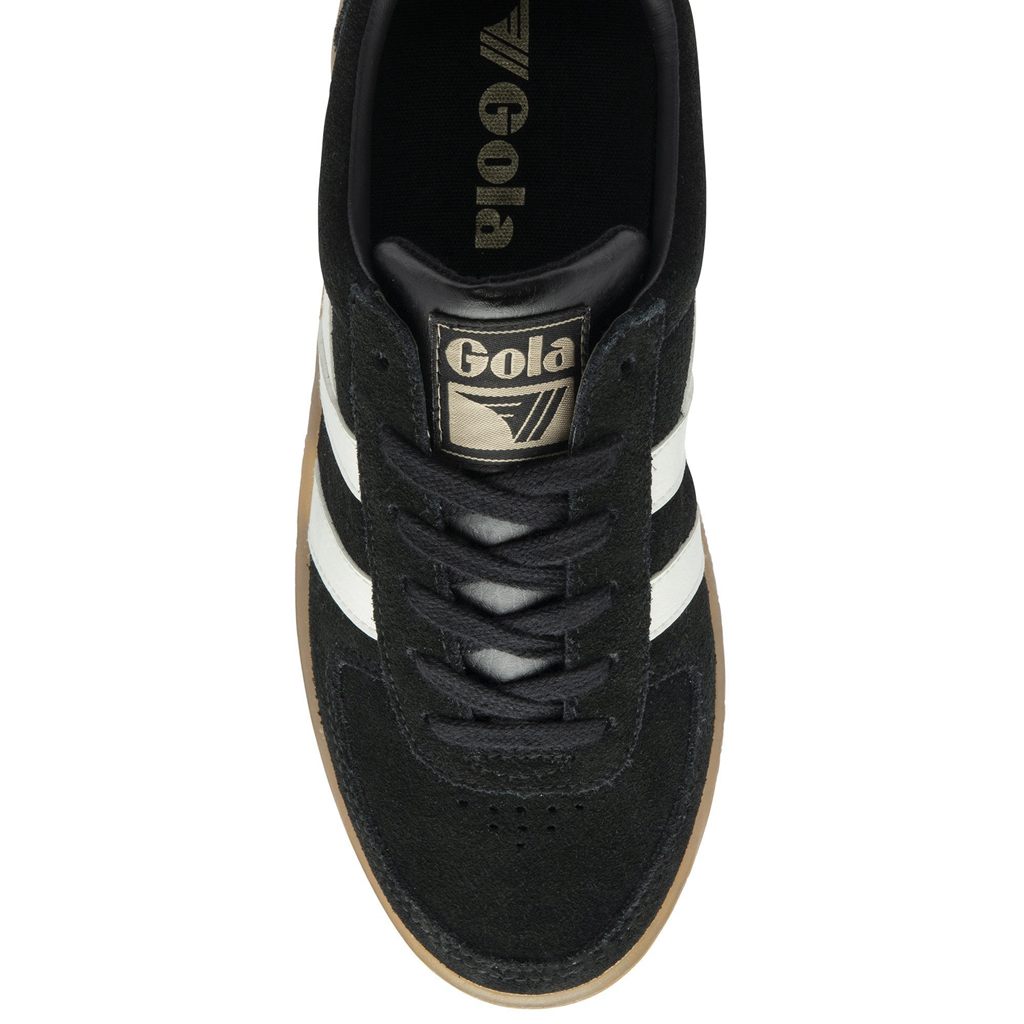 Gola Classics Grandslam Suede Sneakers Zwart Wit Nederland | 547-PBYUEJ