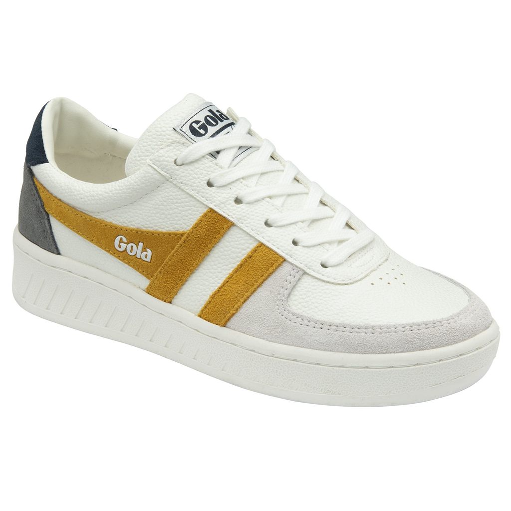 Gola Classics Grandslam Trident Sneakers Wit Donkerblauw Nederland | 284-PYRLGJ