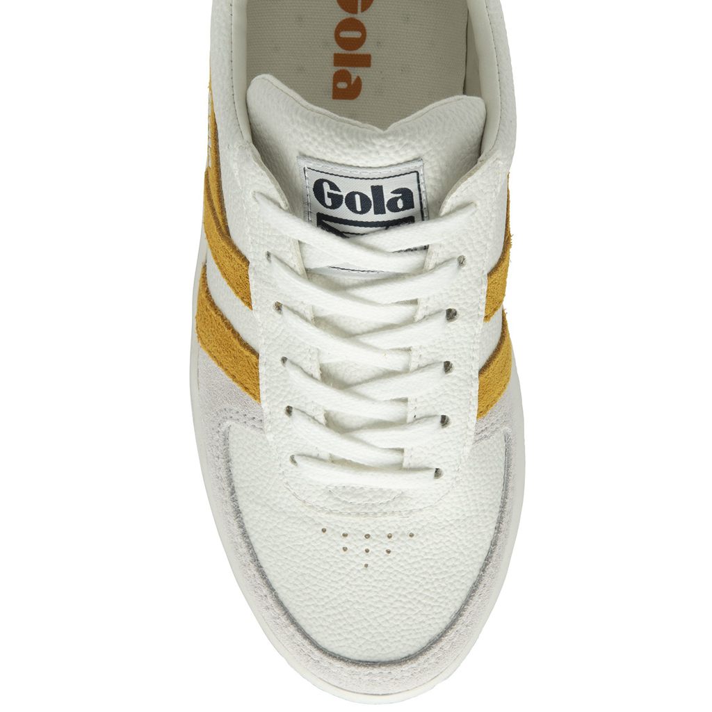 Gola Classics Grandslam Trident Sneakers Wit Donkerblauw Nederland | 284-PYRLGJ