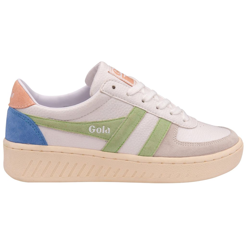 Gola Classics Grandslam Trident Sneakers Wit Groen Roze Nederland | 783-IZODLW