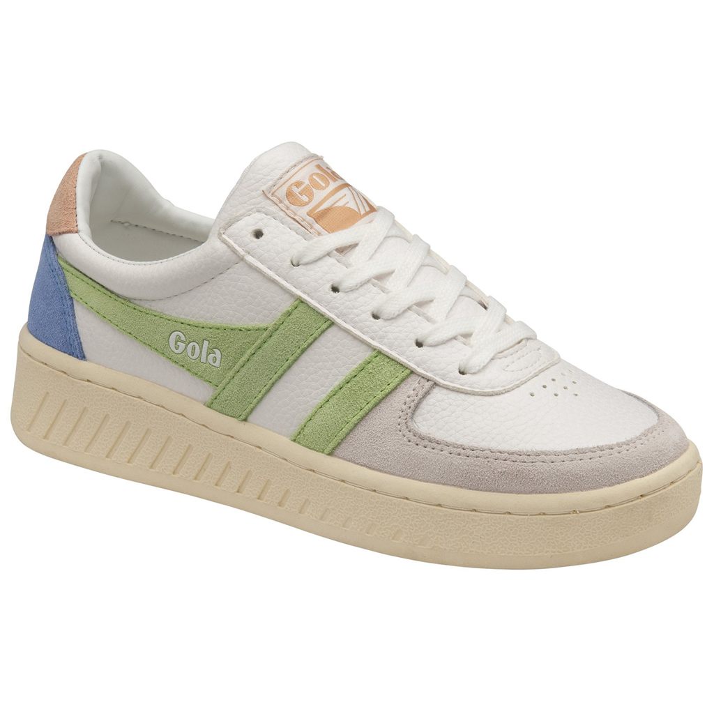 Gola Classics Grandslam Trident Sneakers Wit Groen Roze Nederland | 783-IZODLW