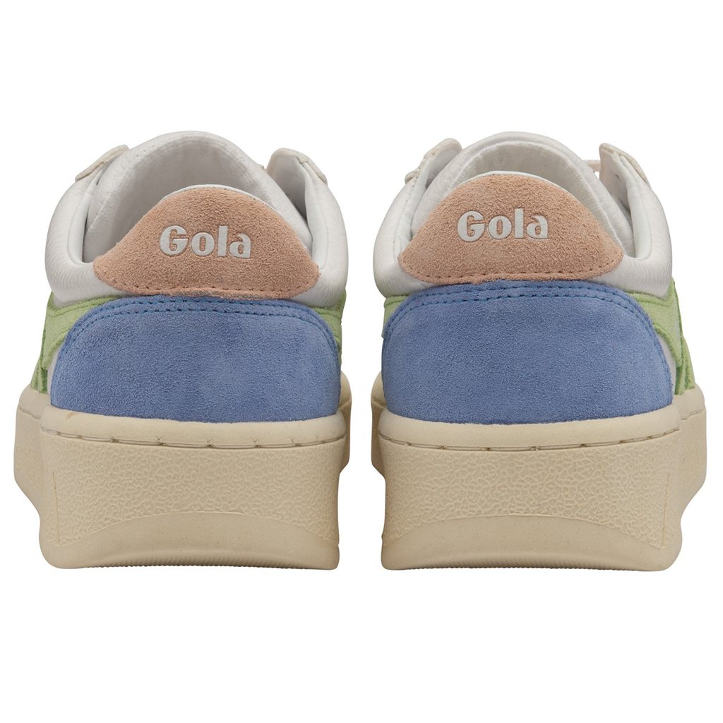 Gola Classics Grandslam Trident Sneakers Wit Groen Roze Nederland | 783-IZODLW
