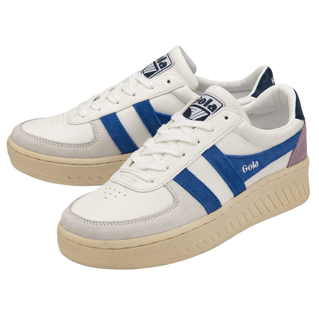 Gola Classics Grandslam Trident Sneakers Wit Donkerblauw Nederland | 429-RYUEPC