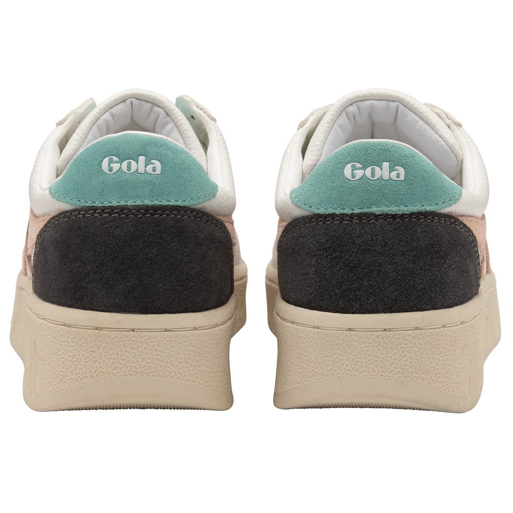 Gola Classics Grandslam Trident Sneakers Wit Roze Nederland | 276-PLCTNE