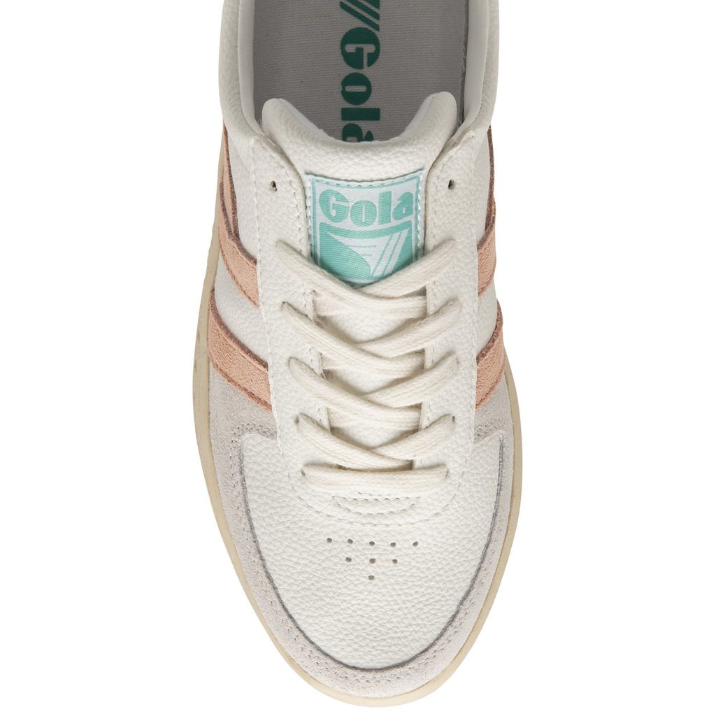 Gola Classics Grandslam Trident Sneakers Wit Roze Nederland | 276-PLCTNE