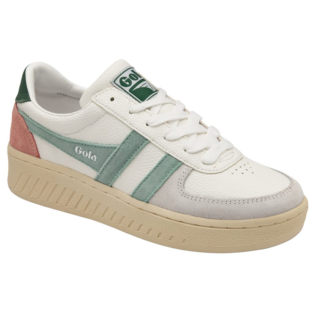 Gola Classics Grandslam Trident Sneakers Wit Groen Nederland | 243-YJANFC