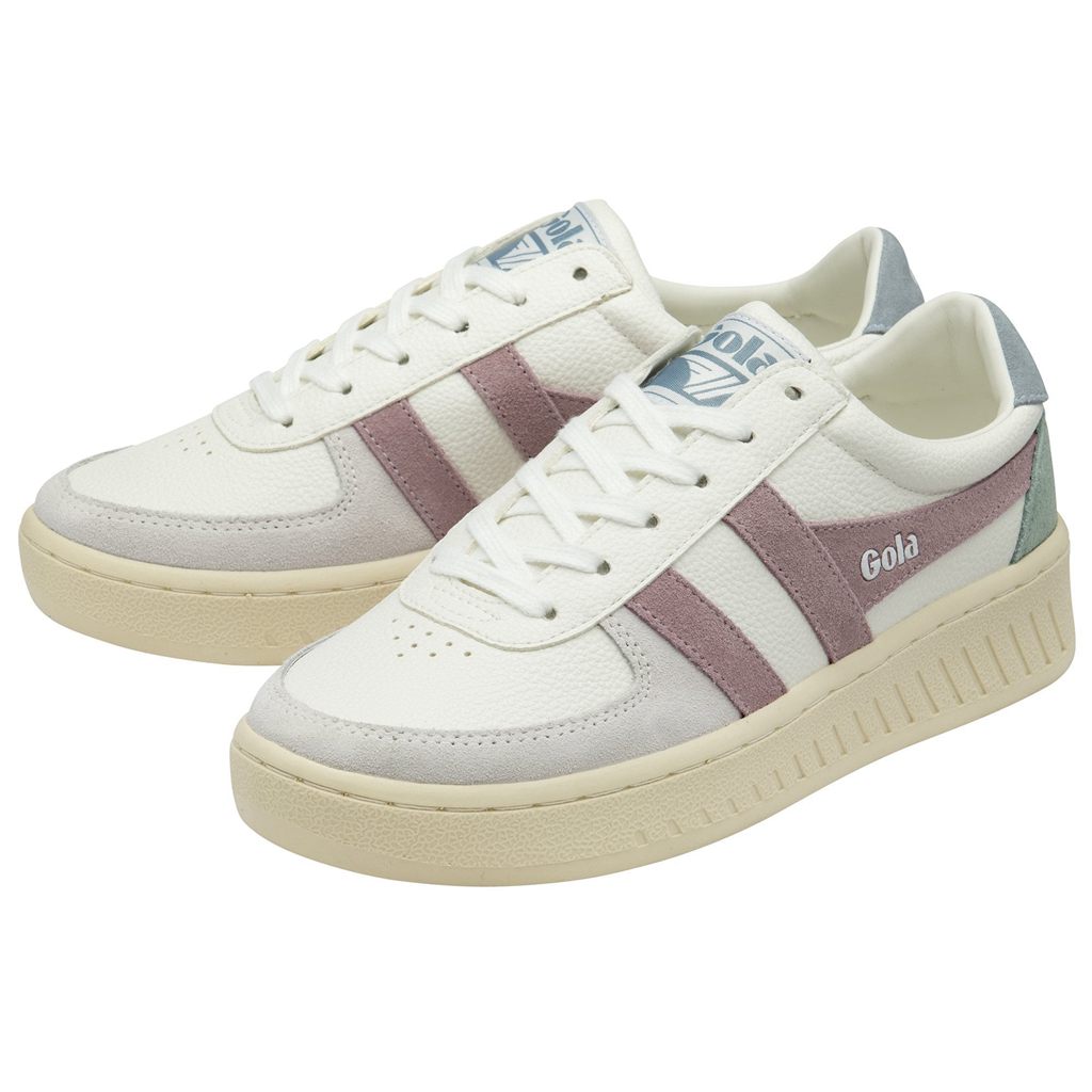 Gola Classics Grandslam Trident Sneakers Wit Roze Nederland | 452-YJKZXS