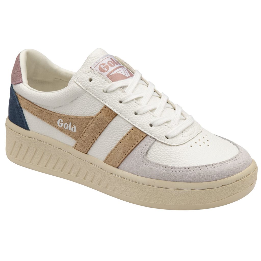 Gola Classics Grandslam Trident Sneakers Wit Roze Nederland | 784-QIYZBK