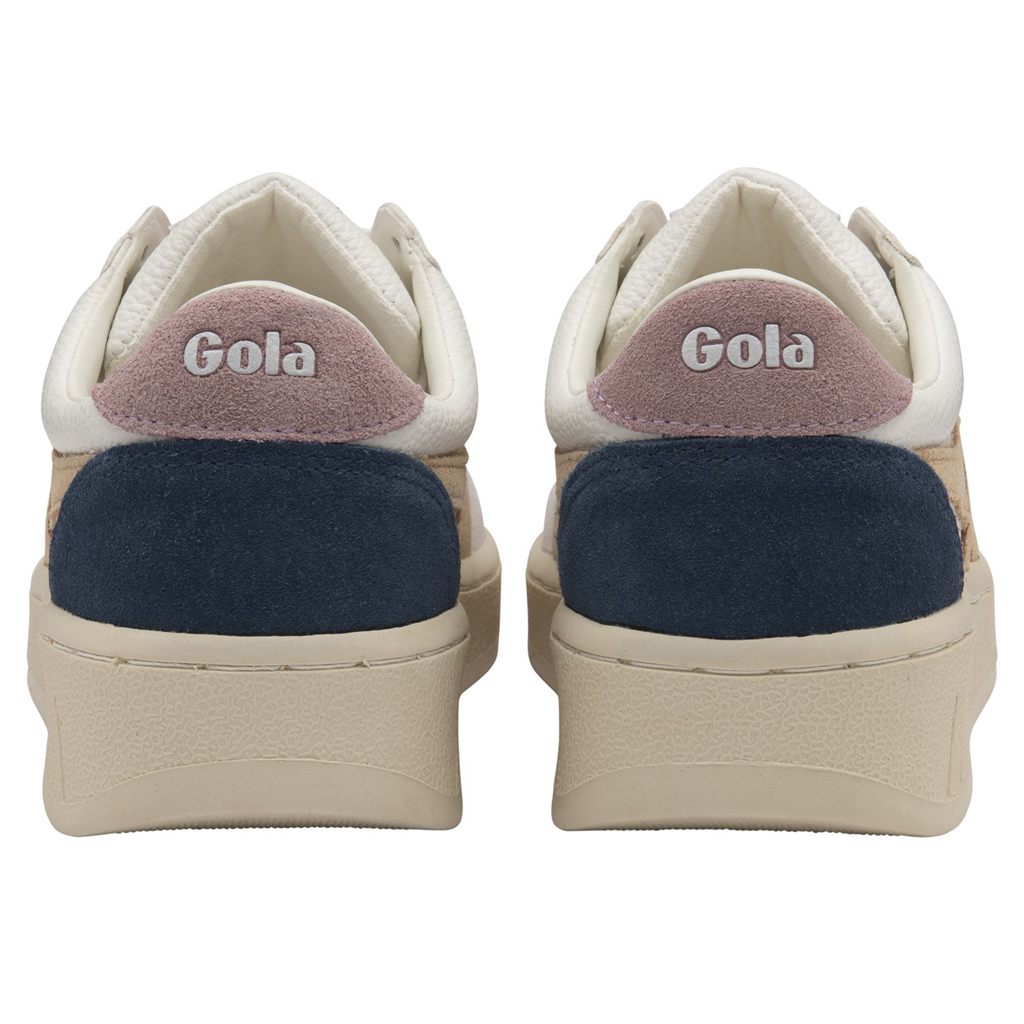 Gola Classics Grandslam Trident Sneakers Wit Roze Nederland | 784-QIYZBK