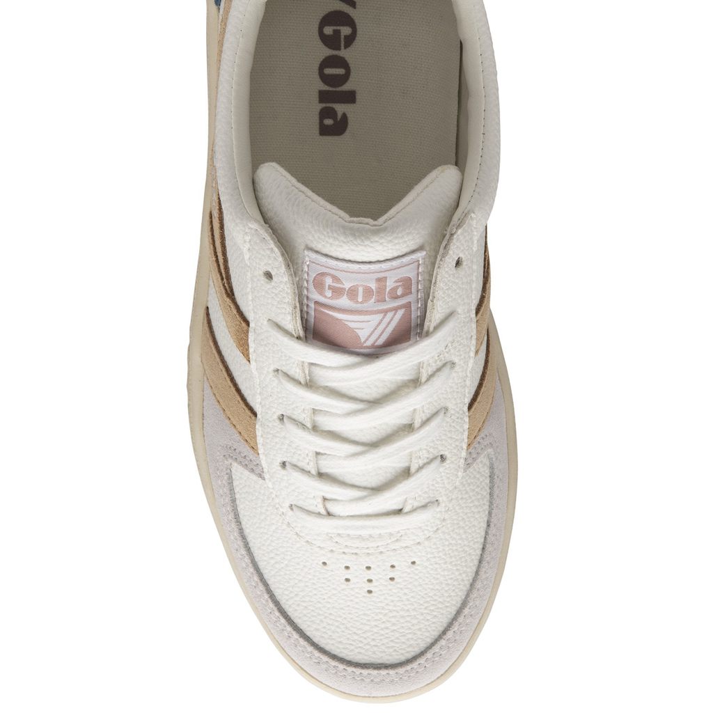 Gola Classics Grandslam Trident Sneakers Wit Roze Nederland | 784-QIYZBK