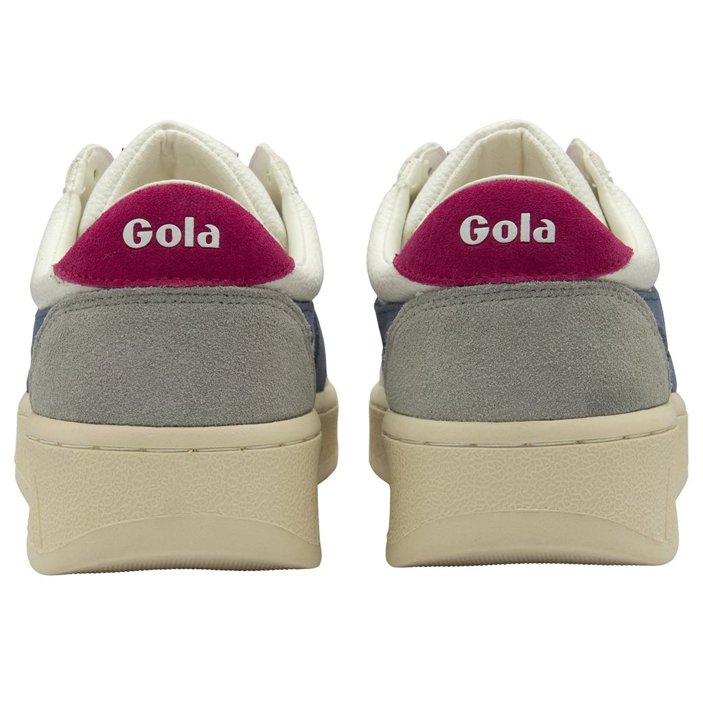 Gola Classics Grandslam Trident Sneakers Wit Fuchsie Nederland | 529-PCKXLV