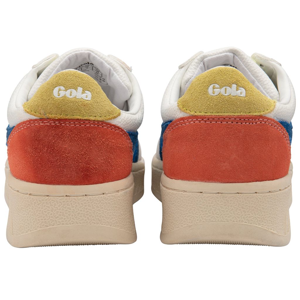 Gola Classics Grandslam Trident Sneakers Wit Blauw Nederland | 156-ZGAJVF