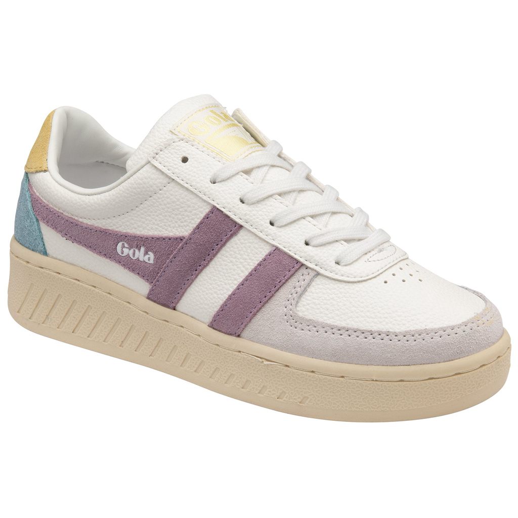 Gola Classics Grandslam Trident Sneakers Wit Citroen Nederland | 738-XWHQUI