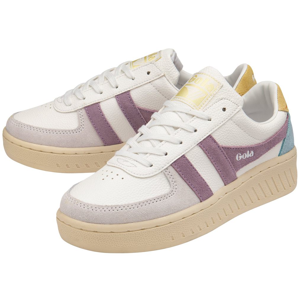 Gola Classics Grandslam Trident Sneakers Wit Citroen Nederland | 738-XWHQUI