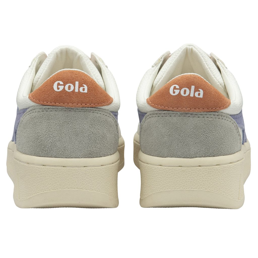 Gola Classics Grandslam Trident Sneakers Wit Lavendel Nederland | 520-VGRQUL
