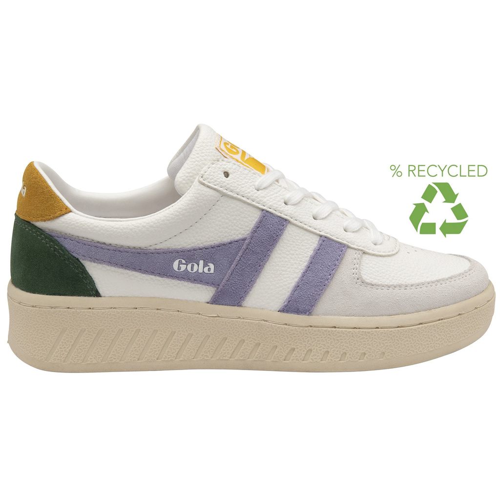 Gola Classics Grandslam Trident Sneakers Wit Lavendel Nederland | 015-KHXDZQ