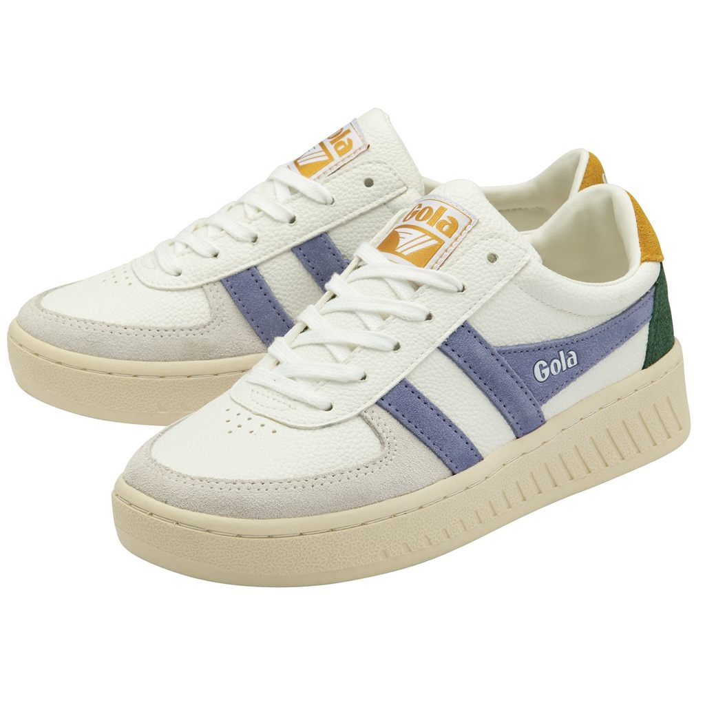 Gola Classics Grandslam Trident Sneakers Wit Lavendel Nederland | 015-KHXDZQ