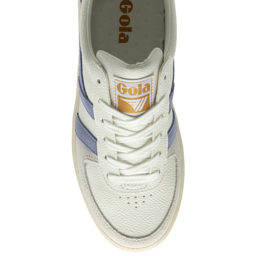 Gola Classics Grandslam Trident Sneakers Wit Lavendel Nederland | 015-KHXDZQ