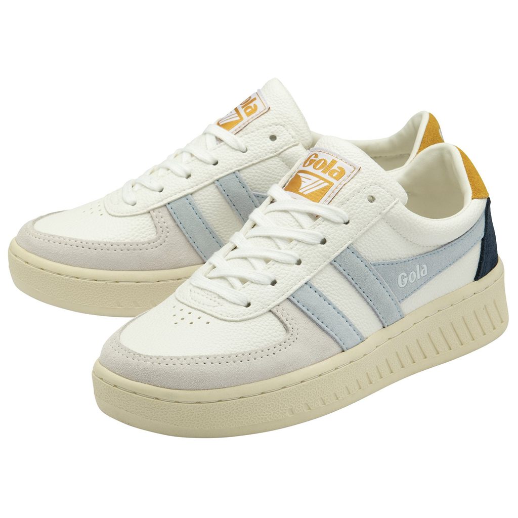 Gola Classics Grandslam Trident Sneakers Wit Blauw Nederland | 642-CQYZGR