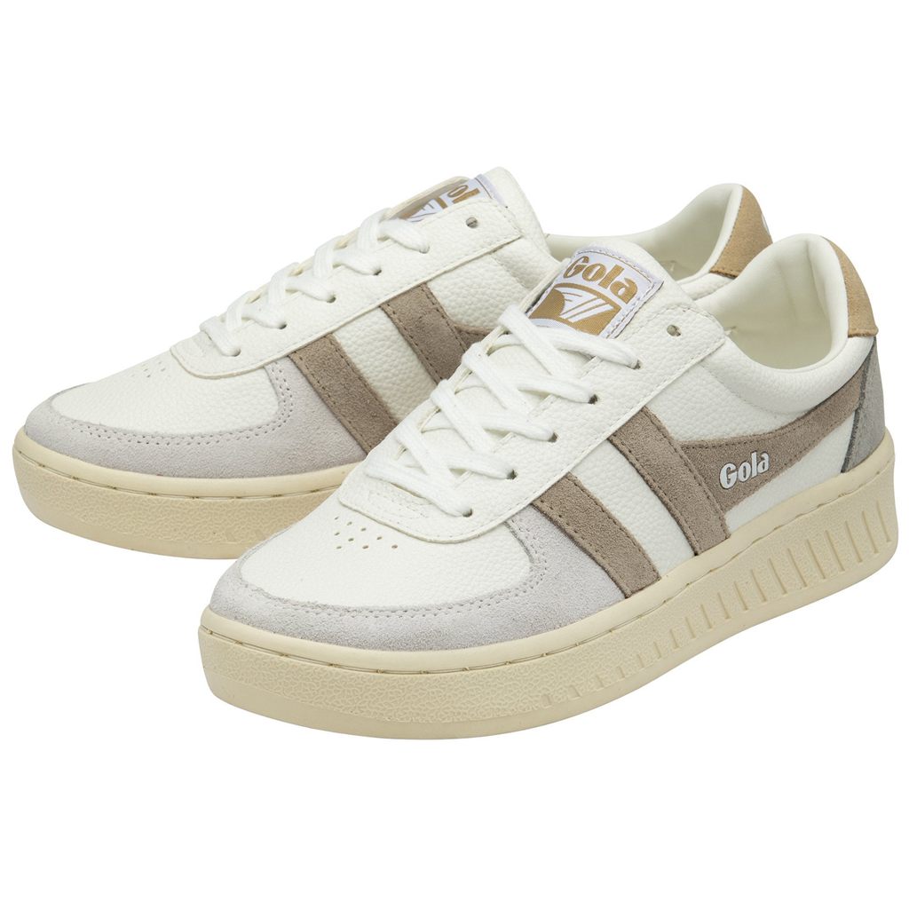 Gola Classics Grandslam Trident Sneakers Wit Grijs Nederland | 026-KGWROC