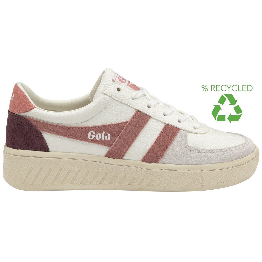 Gola Classics Grandslam Trident Sneakers Wit Roze Koraal Roze Nederland | 682-IJVHOM