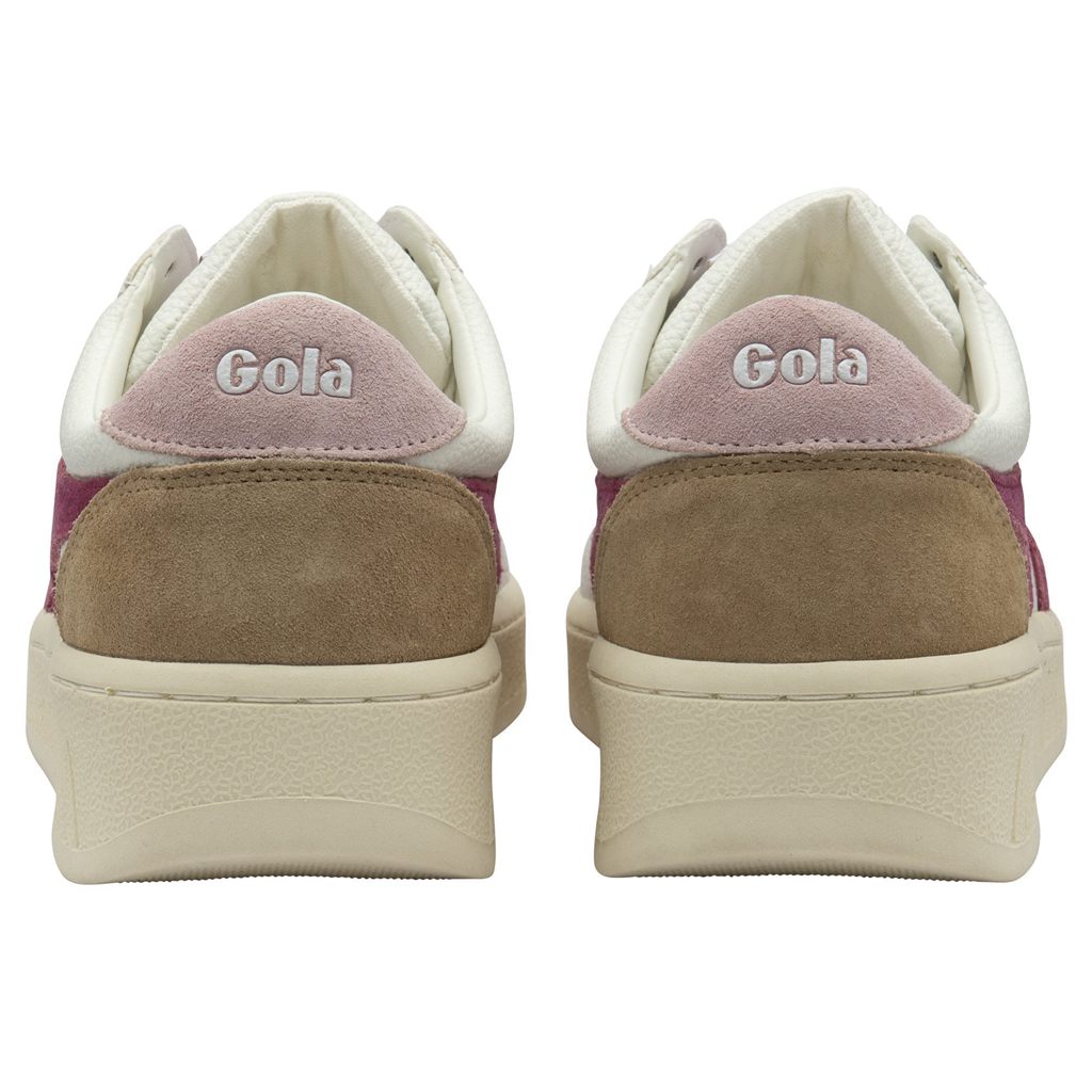 Gola Classics Grandslam Trident Sneakers Wit Roze Nederland | 241-IESTFL