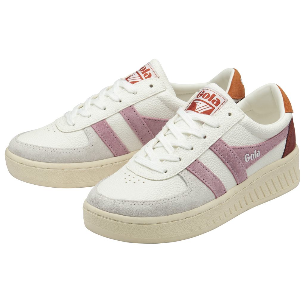 Gola Classics Grandslam Trident Sneakers Wit Oranje Nederland | 568-VOFIPT