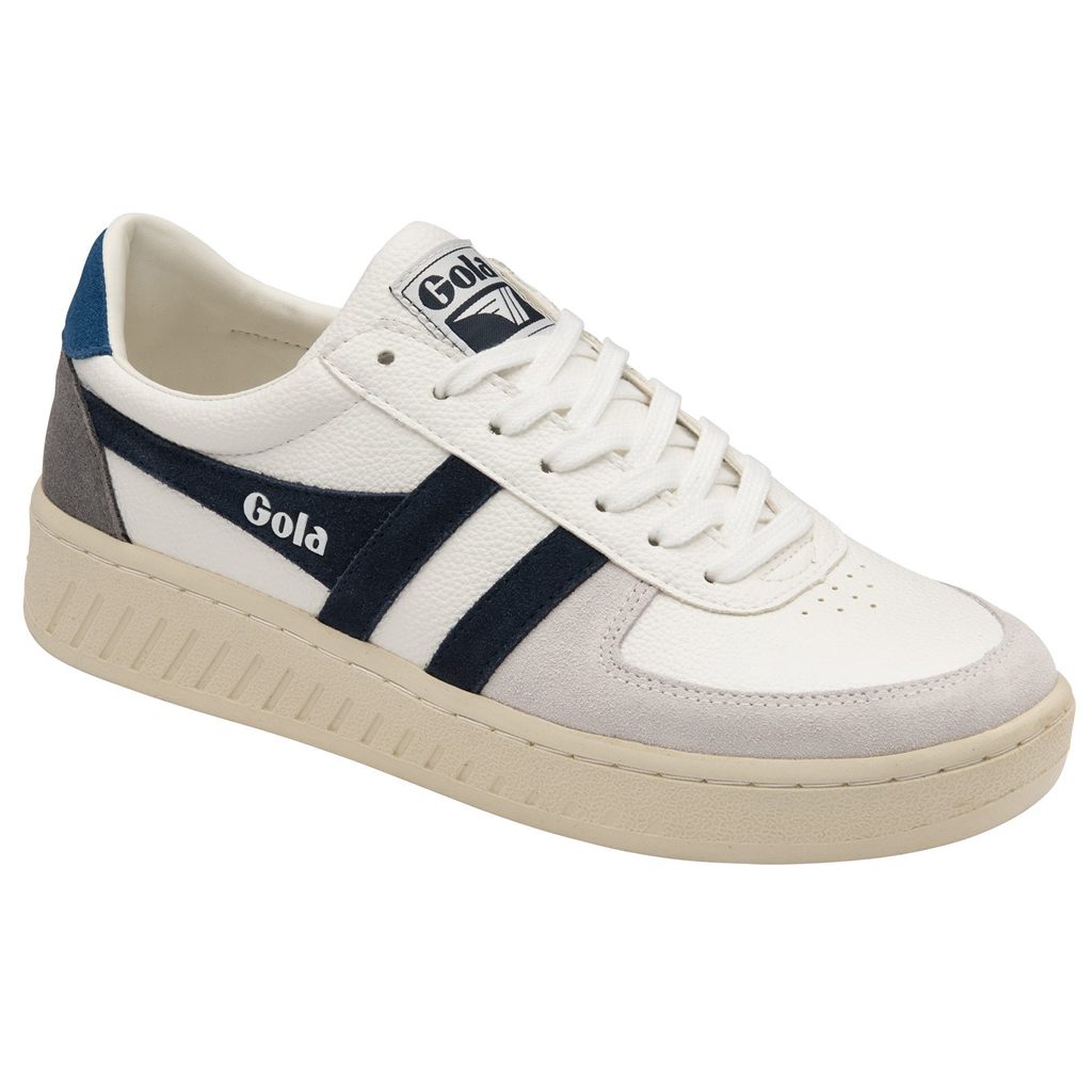 Gola Classics Grandslam Trident Sneakers Wit Donkerblauw Blauw Nederland | 254-OWYBTA