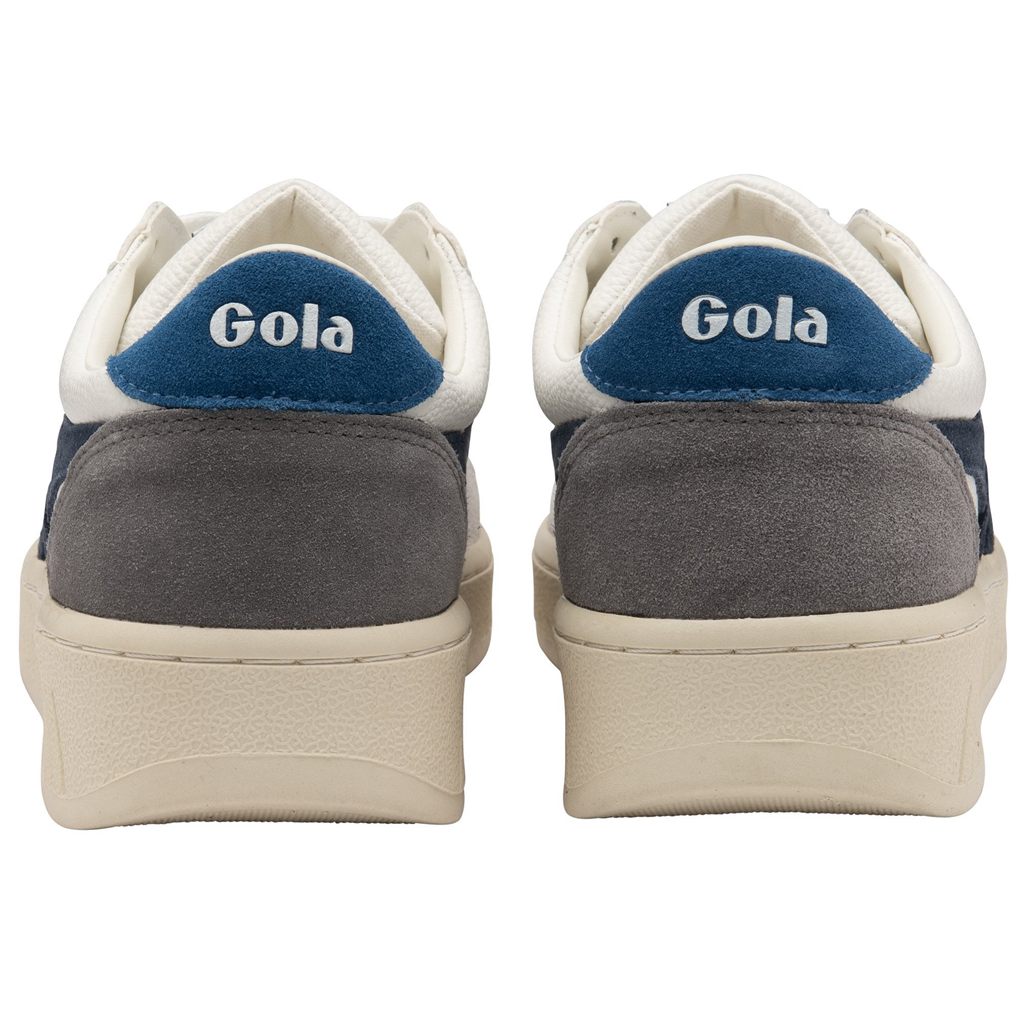 Gola Classics Grandslam Trident Sneakers Wit Donkerblauw Blauw Nederland | 254-OWYBTA