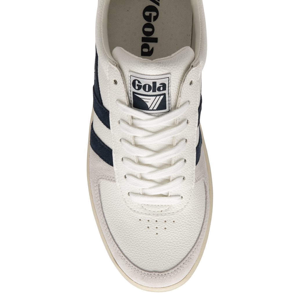 Gola Classics Grandslam Trident Sneakers Wit Donkerblauw Blauw Nederland | 254-OWYBTA