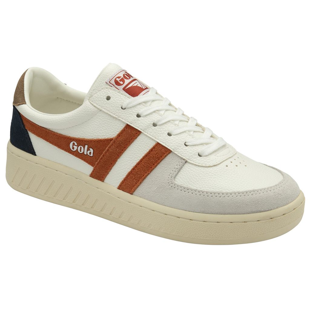 Gola Classics Grandslam Trident Sneakers Wit Oranje Nederland | 728-WUSACO
