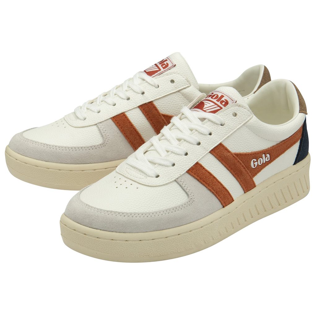 Gola Classics Grandslam Trident Sneakers Wit Oranje Nederland | 728-WUSACO