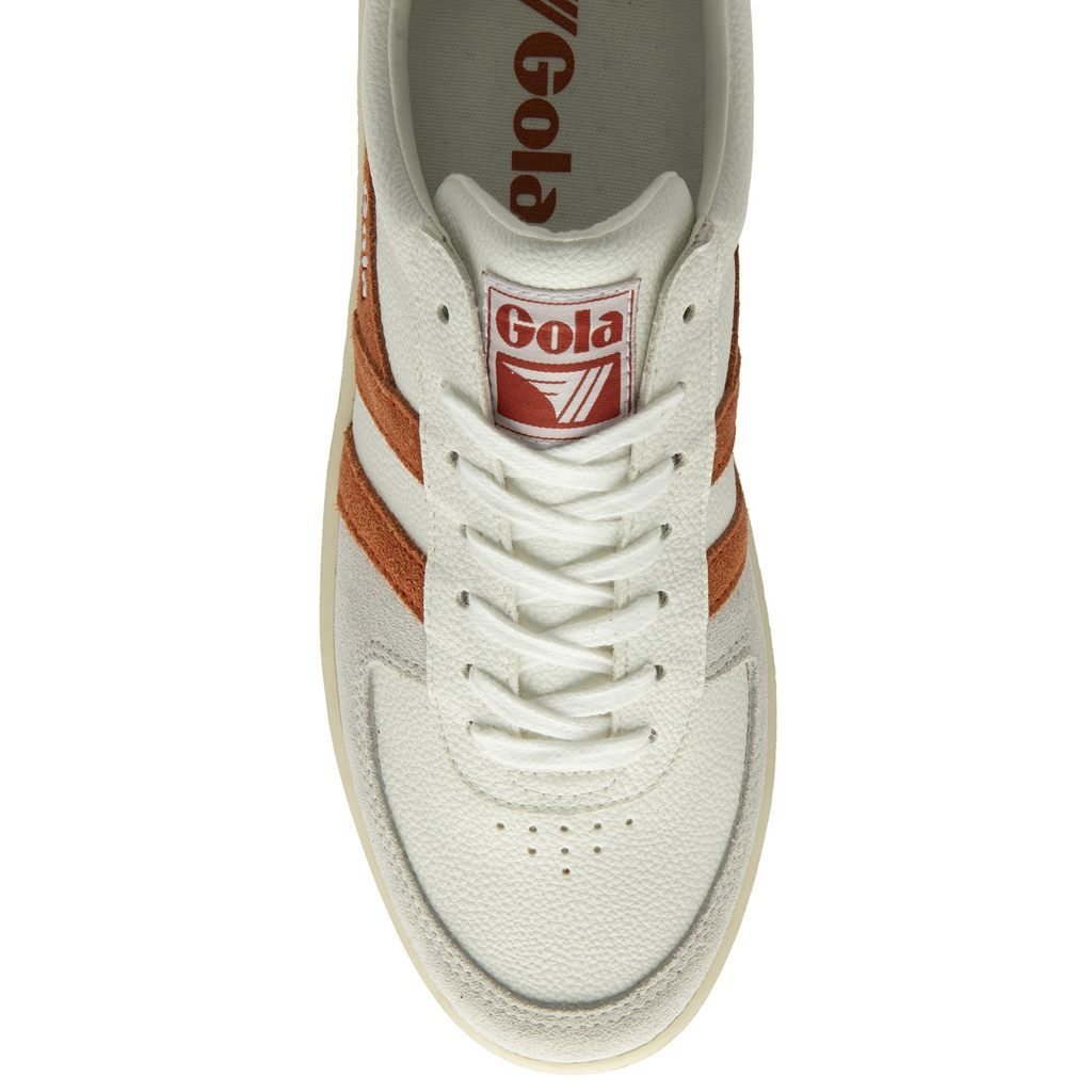 Gola Classics Grandslam Trident Sneakers Wit Oranje Nederland | 728-WUSACO