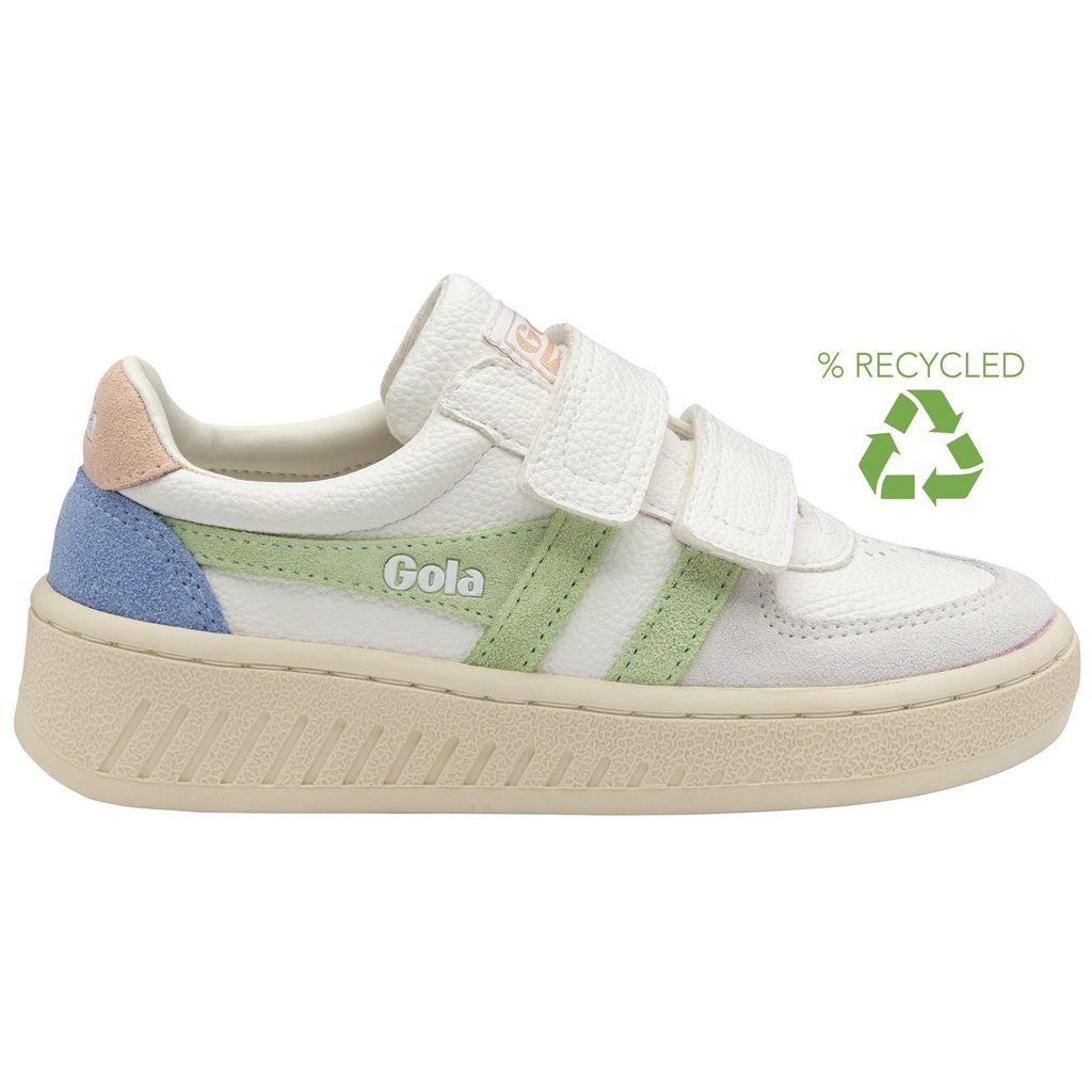 Gola Classics Grandslam Trident Strap Sneakers Wit Groen Roze Nederland | 206-XCJQMD