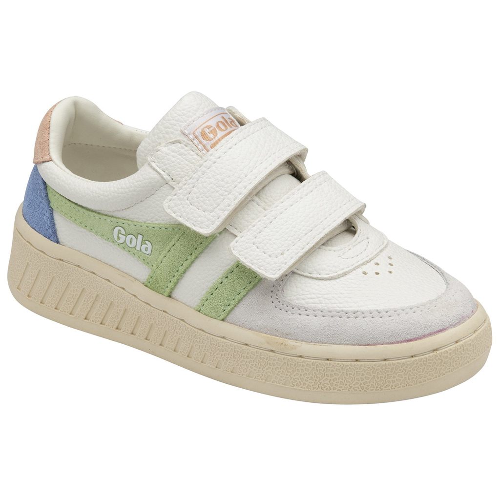 Gola Classics Grandslam Trident Strap Sneakers Wit Groen Roze Nederland | 206-XCJQMD