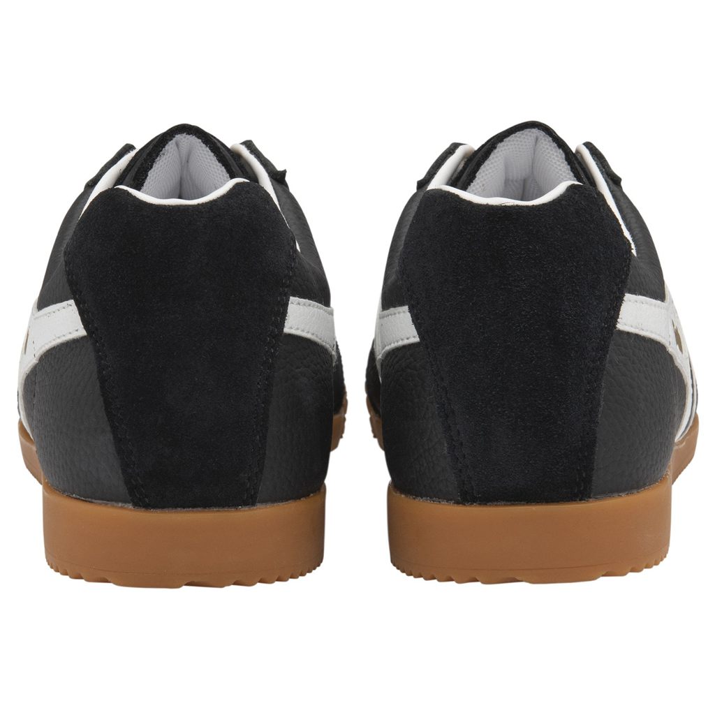 Gola Classics Harrier Leather Sneakers Zwart Wit Wit Nederland | 186-WPIQTB